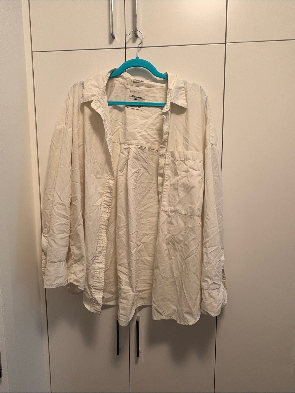 Abercrombie women’s Cream Button-Up Shirt